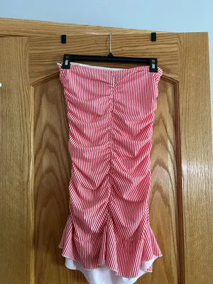 Edikted Gaia Gathered Mini Dress thumbnail 3