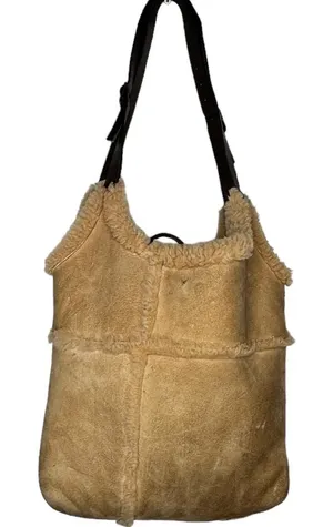 UGG Thick Suede‎ Sherpa Purse Shoulder Bag thumbnail 1