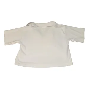 Aerie open collared white ribbed crop t-shirt women’s size small thumbnail 2
