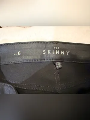 Women’s White House Black Market Skinny Jeans in Black thumbnail 3
