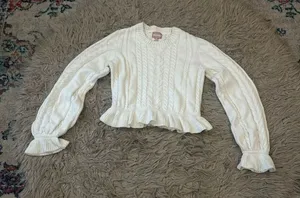 Show Me Your Mumu Ridley Ruffle Sweater size Medium thumbnail 1