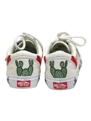 Vans® ✌︎ Old Skool Limited Edition Desert Embellished Sneaker ✌︎︎ White ✌︎︎ 7M thumbnail 4