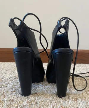 ALDO Open Toe Tie Up Heels thumbnail 13