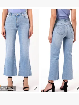 Rolla’s Eastcoast Crop High Rise Flare Jeans thumbnail 2