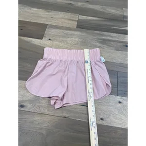 SheIn Pink Loose‑Fit Activewear Shorts Elastic Waist Size XL Soft Girl Style thumbnail 3
