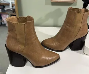 NastyGal Croc’s Not To Love Faux Leather Boots thumbnail 10