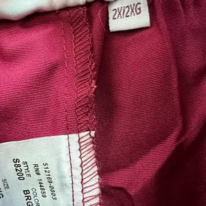 NWT! Sivvan by Adar Unisex Classic Fit Burgundy Scrubs 2XL thumbnail 6