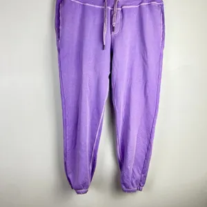 NSF Sayde Distressed Slim Jogger Sweatpants Purple Large thumbnail 13