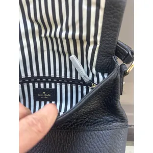 Kate Spade Southport Avenue‎ Mini Maria Black Leather Crossbody Handbag Purse thumbnail 13