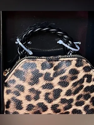 House of Harlow 1960 NWT 3-in-1 Set Leopard Love Leo Nano Bag Charm Keychain thumbnail 3