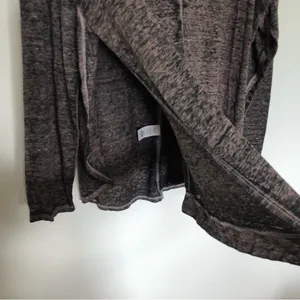 Free People Movement Long Sleeved Burnout Tee Shirt Side Split New Medium thumbnail 3