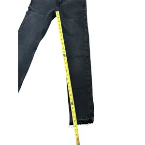 Free People NWT Raw High Rise Jeggings Skinny Jeans Washed Black Size 24 NWT thumbnail 5