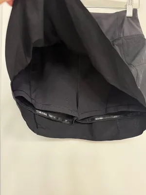 Athleta Run With It Black Running Skort Built-In Shorts XS thumbnail 4