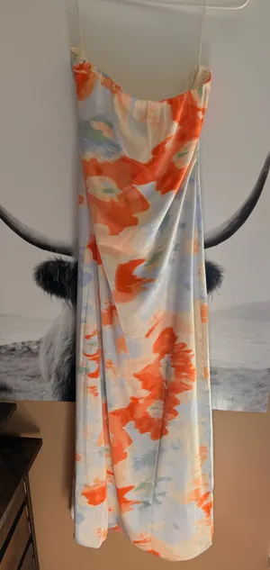 Abercrombie The Julia Strapless Slip Maxi Dress thumbnail 9
