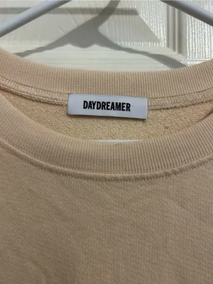 Daydreamer Free people Cream Dolphin-Print Crewneck Sweater oversized Large thumbnail 5