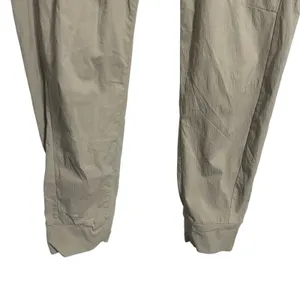 Athleta Tan Jogger‎ Pants Size 6 Zip Pockets Drawstring Waist Athleisure thumbnail 4