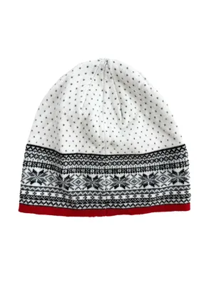 Icewear Heimaey Nordic Hat Beanie White 100% Merino Wool Like New thumbnail 2