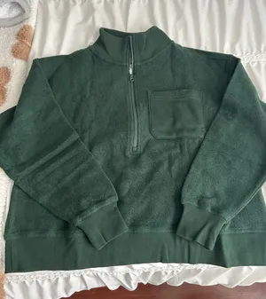 Aerie Quarter-Zip Pullover Sherpa thumbnail 1