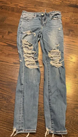American Eagle Outfitters Super High Rise Jeggings thumbnail 1