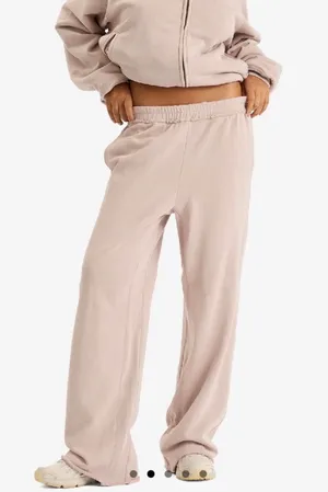 Skims Wide Leg French Terry Sweatpants Fawn thumbnail 1