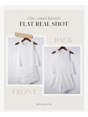 NEW Sleeveless Romper Beach Vacation Outfit S thumbnail 2