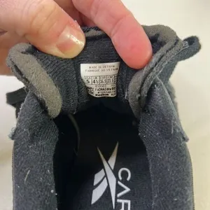 Reebok Platform Athletic Sneakers size 5 Black patent Cardi b shoe CLUB C thumbnail 5