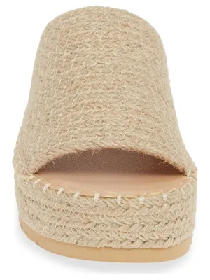 Coconuts by Matisse Del Mar Platform Slide Sandals Natural Raffia Size 9M thumbnail 8