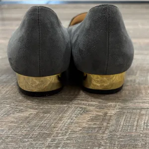 Isaac Mizrahi Live Paulina Gray Tassel Suede Loafters Size 10 Office Workwear thumbnail 3
