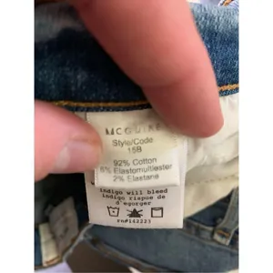 McGuire Denim McGuire Ibiza Crop Step Hem Jeans Racer Side Stripe Style 5b women's size 28 thumbnail 5