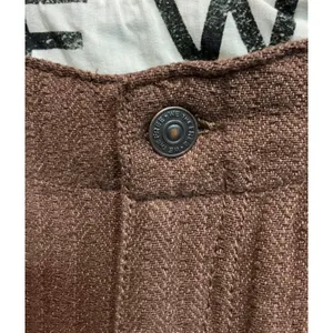 Free People‎ We The Free Last Catch Check Trousers Brown Slouchy Pants XS 2 thumbnail 7