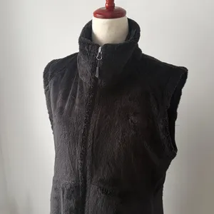 The North Face Black Teddy Bear Vest Size Large Full zip Outdoor Jacket thumbnail 3