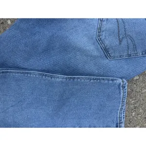 American Eagle Mom Straight Distressed Jeans Medium Wash Stretch‎ Size 4 Regular thumbnail 11