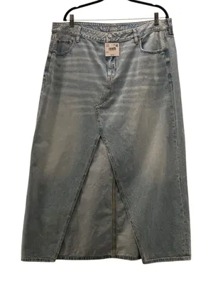 American Eagle‎ Maxi Jean Skirt Blue 20 thumbnail 1