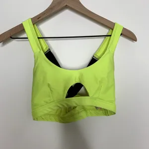 Bombshell Sportswear Glow Sports Bra Neon Womens Medium thumbnail 2