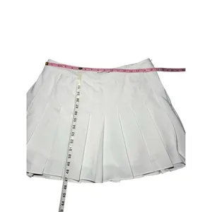 Abercrombie & Fitch pleated white skort Large thumbnail 3