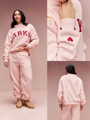 Parke Varsity Mockneck Valentines Pink thumbnail 2