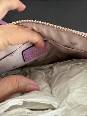 Kate Spade Hanna Pebbled Leather Lavender Pink Crossbody Bag NEW thumbnail 6