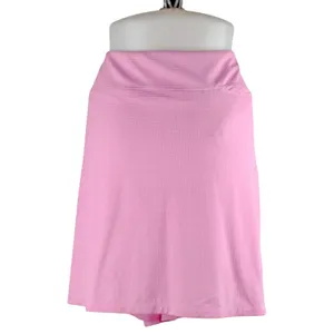 IBKUL Women's XL Pink Gingham Skort UPF Breathable Quick-Dry Cooling thumbnail 4