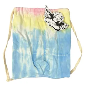 Boys Lie Cotton Candy Tie Dye Drawstring Bag New with Sticker Angel California thumbnail 3