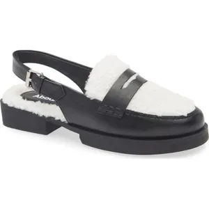 ✨Abound Luciana Faux Shearling Slingback Sz 6 Loafer Mule✨ thumbnail 2