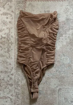 Princess Polly Brown Bodysuit Strapless thumbnail 1