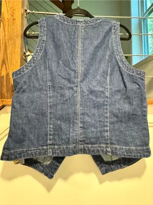 Velvet Heart womens Denim Button-Front Vest - large thumbnail 5