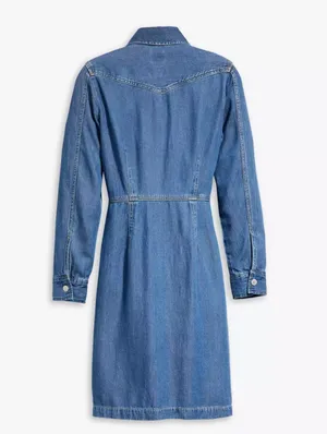 Levi’s Otto Western Denim Dress thumbnail 3