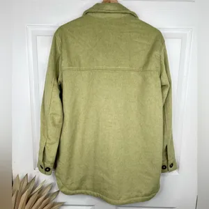 Thread & Supply Women's Sage Green Shacket Size S Button-Up Casual Jacket thumbnail 3