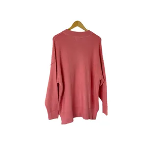 Aerie Oversized Crew Neck Sweater‎ Size Medium Salmon New thumbnail 3