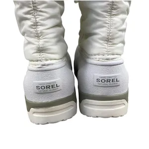 SOREL Snowlion Insulated Knee High Winter Boots Sz 9 White Cozy Stylish Durable thumbnail 8