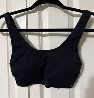 Women's Lucky Brand‎ Soft Shell Bra Sports Bra Black Size Medium thumbnail 1