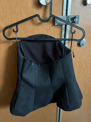 Black ZARA Strapless Top thumbnail 2