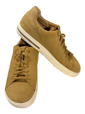 Birkenstock Bend Low Corduroy Embossed Suede Sneakers – Cork Brown thumbnail 1
