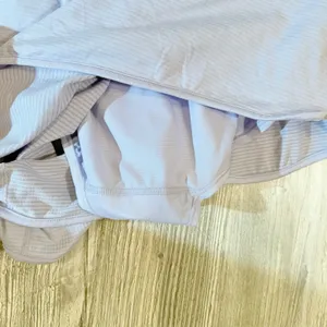 Lululemon Swiftly Mid‎ Rise Shorts Serene Blue Pastel Athletic Lined Size 14 NWT thumbnail 7
